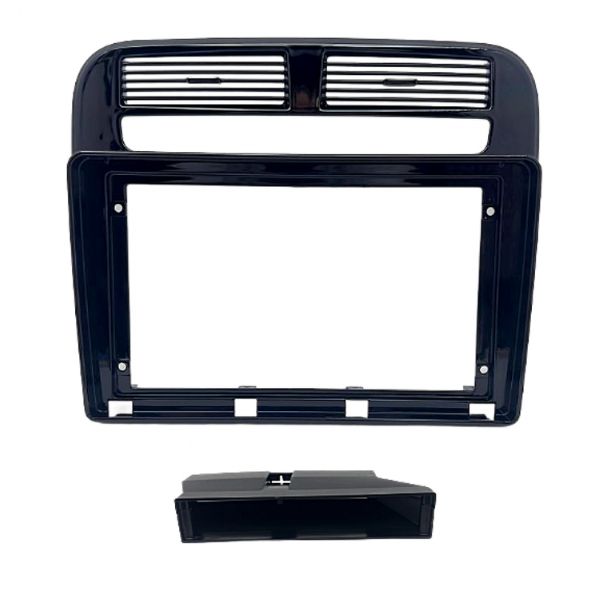 MOLDURA 9" FIAT PUNTO 2008 A 2012 BLACK PIANO